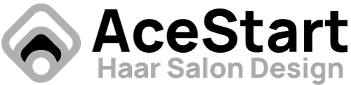 AceStart – Haar salon design Logo