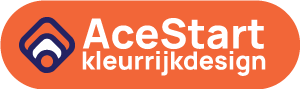 AceStart – Kleurrijk design Logo