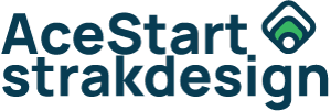 AceStart – Strak design Logo